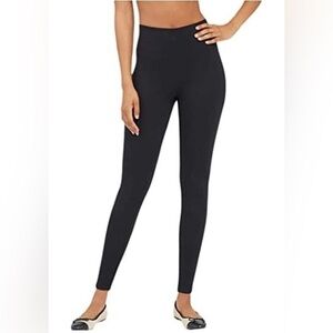 Spanx Ponte Ankle Black High-Waisted Leggings Size Small
